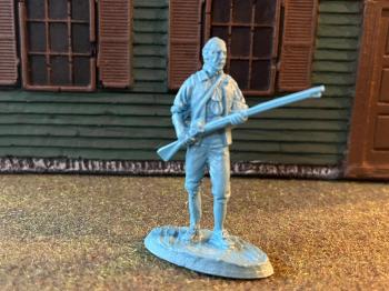 Image of Captain John Parker, Colonial Militia--single resin American Revolution-era figure--TEN IN STOCK.
