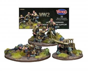 Image of 28mm WWII Late War German Heavy Weapons Support (1944-1945)--makes 32 hard plastic multi pose figures
