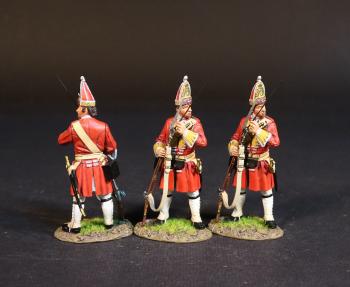 Image of Three Grenadiers Loading (standing ramming), Dejean's Regiment of Foot, Cumberland's Army, The Battle of Culloden, 16th April 1745, The Jacobite Rebellion, 1745--three figures