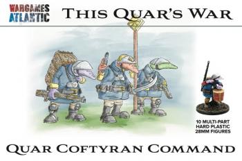 Image of 28mm Quar Coftyran Command--12 unpainted, unassembled, multi-part plastic figures