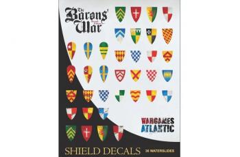 Image of Barons' War Shield Decals (01)--36 shield decals