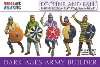 28mm Dark Ages Army Builder, Decline & Fall:  Imperial Rome at War, 284-476 CE--48 unpainted multi-part plastic figures 28mm Dark Ages Army Builder, Decline & Fall:  Imperial Rome at War, 284-476 CE--48 unpainted multi-part plastic figures #51557