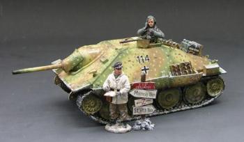 German HETZER Tank Destroyer with Crew--RETIRED. - ONE AVAILABLE! #0