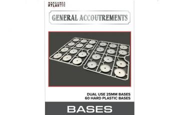 Image of 25mm Dual Use Bases--60 hard plastic bases (round)