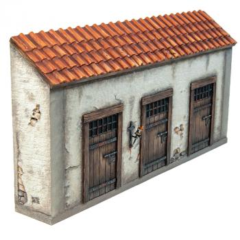 Image of Gladiator School Gladiator Slave Quarters, Modular Gladiator School--300mm Wide x 58mm Deep x 154mm Tall