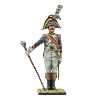 Image of Drum Major, Middle Guard Fusilier Grenadiers, Borodino 1812, France's Grande Armee--single figure