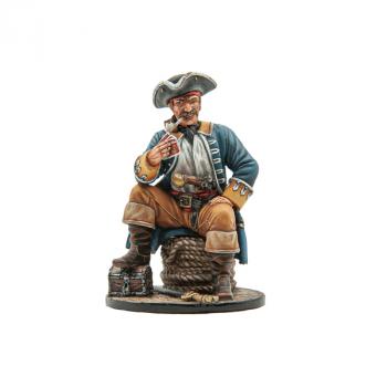 Image of Card Shark, Pirate Playing Cards, Pirates!--single figure seated on coiled rope