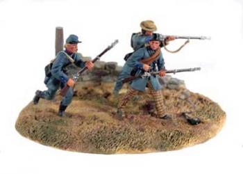 Confederate, 12th Tennessee - 3 Figures & Base - THREE SETS AVAILABLE! #0