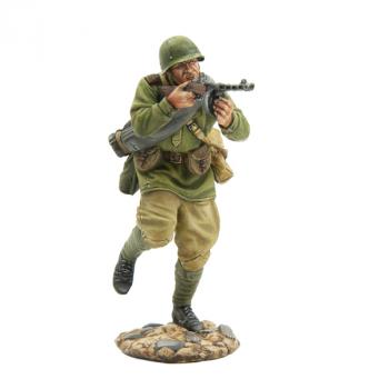 Image of Russian Firing PPSH 41 on the Move, The Battle of Kursk, 1943--single figure