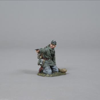 Image of Officer with Pistol, 6th SS Gebirgsjager--single figure (late war version with brown earth base)