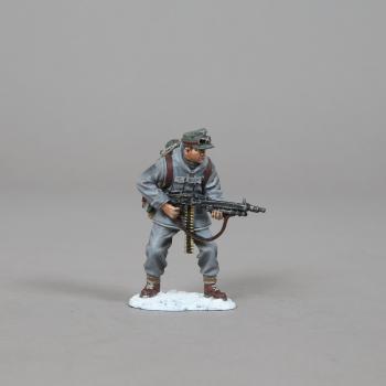 Image of MG42 Gunner #2, 6th SS Gebirgsjager--single standing figure (winter base)