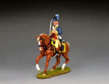 Image of Washington's Guard Company Major Caleb Gibbs--single mounted figure