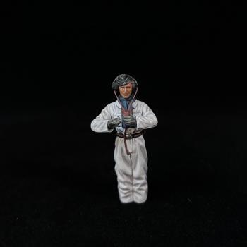 Image of Adjutant of the Stug III Assault Gun, Battle of Kharkov--single figure with 3/4 body Image of Adjutant of the Stug III Assault Gun, Battle of Kharkov--single figure with 3/4 body
