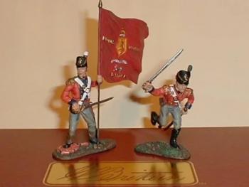 Image of British Coldstream Guards Command Set--two figures--RETIRED--LAST ONE!!