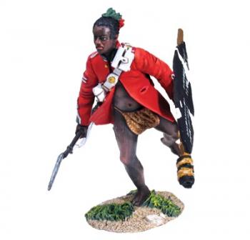 Zulu Warrior with Captured 24th Foot Jacket and Rifle, 1879, 2012 Matte Club Figure--single figure--RETIRED--LAST TWO!! Zulu Warrior with Captured 24th Foot Jacket and Rifle, 1879, 2012 Matte Club Figure--single figure--RETIRED--LAST TWO!! #51727
