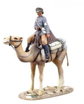 Image of British Camel Corps Medic and Camel, The Relief of Khartoum, 1885--single mounted figure--RETIRED--LAST ONE!!