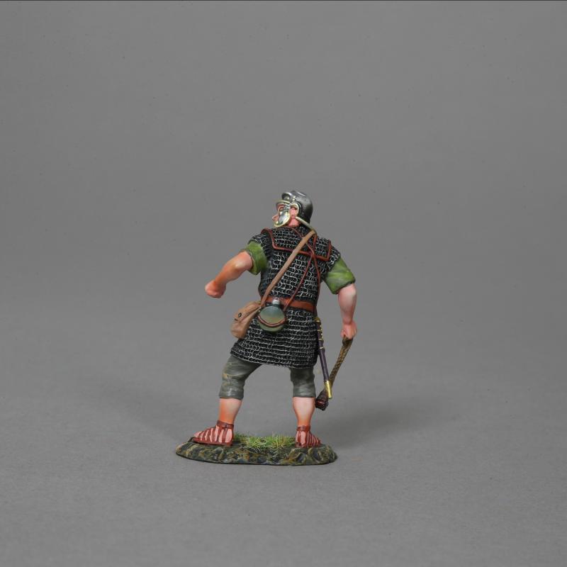 Two Roman Auxiliary Slingers Readying to Sling--two figures #3 Two Roman Auxiliary Slingers Readying to Sling--two figures #3