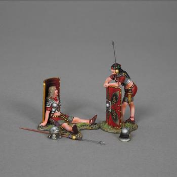 Aurelia and Anna, Female Legionnaires with Red Shields--two figures and accessories Aurelia and Anna, Female Legionnaires with Red Shields--two figures and accessories #51742