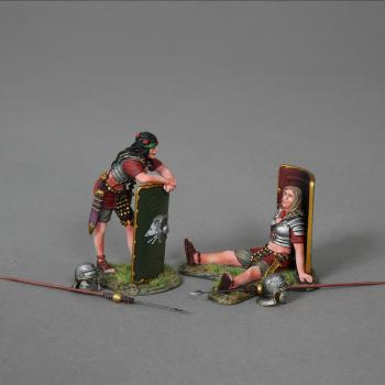 Camilla and Clara, Female Legionnaires with Green Shields (19th Legion)--two figures and accessories Camilla and Clara, Female Legionnaires with Green Shields (19th Legion)--two figures and accessories #51744