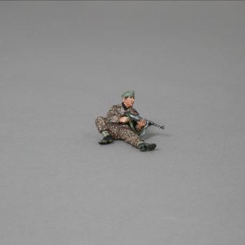 SS Tank Driver, German WWII Panzer and SPG Crews--single kneeling figure with MP40 SS Tank Driver, German WWII Panzer and SPG Crews--single kneeling figure with MP40 #51752