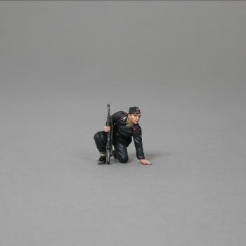 SS Tank Gunner, German WWII Panzer and SPG Crews--single kneeling figure with MP40 SS Tank Gunner, German WWII Panzer and SPG Crews--single kneeling figure with MP40 #51751