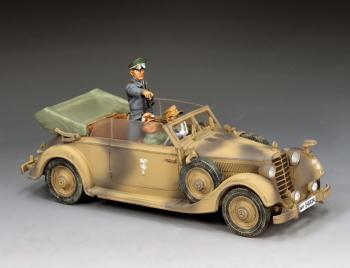 Rommel's Staff Car (Afrika)--car and three figures--Sale Lasts until DECEMBER 31, 2025. #51799