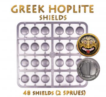 Image of 28mm Greek Hoplite Shields--48 plastic shields