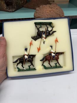 Three Lancers, The Jodhpur (Sardar Rissalah) Lancers, Indian Army--three mounted figures--RETIRED--LAST ONE!! #51883