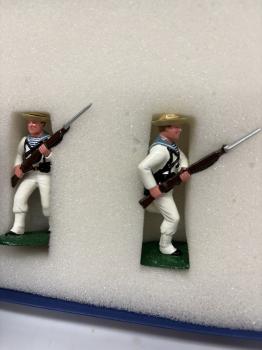 Officer & Four Sailors, Austrian Sailors, Boxer Rebellion, 1900--five figures--RETIRED--LAST ONE!! #51845