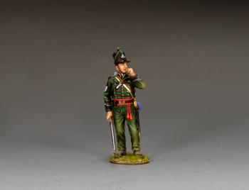 95th Sergeant with whistle--single standing Napoleonic-era British figure #51902