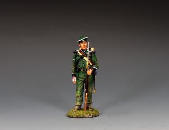 95th Rifles Chosen Man--single standing Napoleonic-era British figure in forage cap #51903