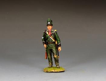 95th Rifles Corporal--single standing Napoleonic-era British figure #51907