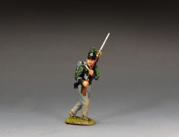 95th Rifleman Advancing To Attack!--single standing Napoleonic-era British figure #51909