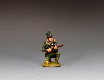 95th Rifleman Kneeling Ready--single kneeling Napoleonic-era British figure #51911