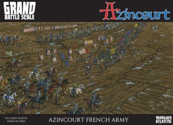 10mm Azincourt French Army--700+ unpainted plastic figures and 99 40mm x 20mm hard plastic bases #51920