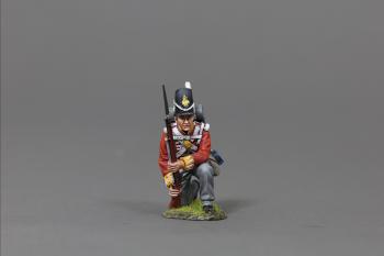 Image of Kneeling to Repel Rifleman (Private), 28th (North Gloucestershire) Regiment of Foot, Napoleonic Wars--single figure #51923