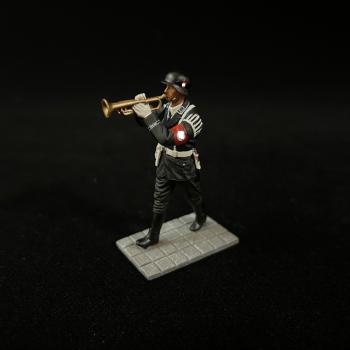 German WWII Military Band Trumpet--single marching figure #51943