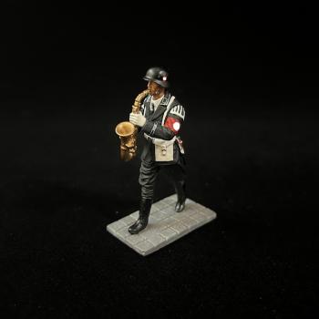 German WWII Military Band Saxophone--single marching figure #51944