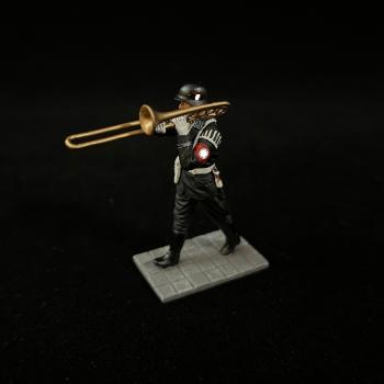 German WWII Military Band Trombone--single marching figure #51945