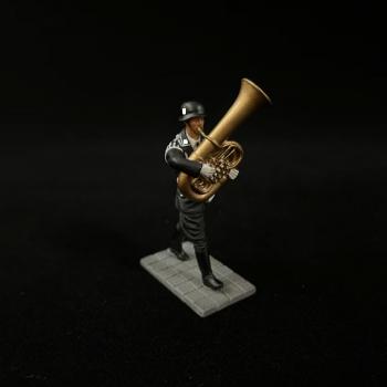 German WWII Military Band Tuba--single marching figure #51946