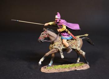 Macedonian Prodromoi, Armies and Enemies of Ancient Greece and Macedonia--single mounted figure charging with spear extended forward right-handed #51963