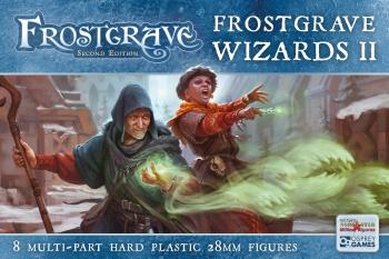 Frostgrave Wizards II--eight multi-part plastic wizard/apprentice 28mm figures #51989