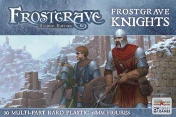 Frostgrave Knights--ten multi-part hard plastic 28mm figures #51990