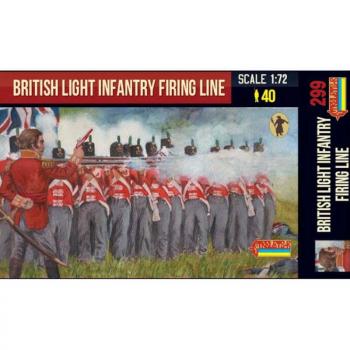 Image of Napoleonic British Light Infantry Shooting Line, Napoleonic Wars--40 figures #52007