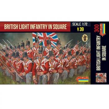 Image of Napoleonic British Light Infantry in Square, Napoleonic Wars--39 figures #52008