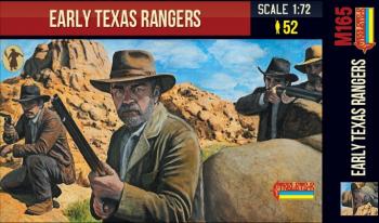 Early Texas Rangers--52 figures in 13 poses (unpainted) #52011