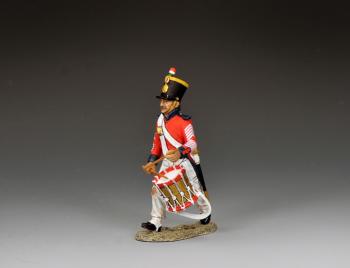 Drummer Advancing, Santa Anna’s Infantry, Rembember the Alamo--single advancing figure #52032
