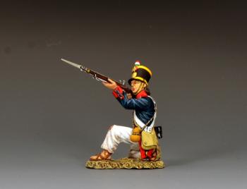 Kneeling Soldier Firing Upwards, Santa Anna’s Infantry, Rembember the Alamo--single kneeling figure #52034