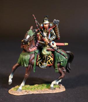 Sato Tadanobu, Minamoto Clan, The Gempei War, 1180-1185--single mounted figure #52077