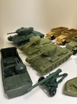 MArx Battleground Vehicle lot 1- Halftracks, Tanks, Boats and Cannons - ONE AVAILABLE!  #52081